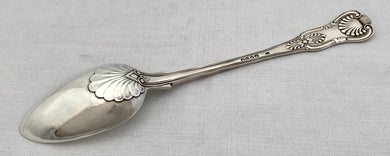 Victorian Silver Basting Spoon. London 1857 William Smily. 6.2 troy ounces.