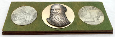 Leo Tolstoy Relief Medallion Set.