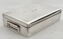 Silver Plated Sandwich Box. Swaine & Adeney Ltd of London, circa 1910 - 1943.