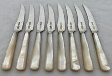 George VI Silver Hors d'Oeuvres Service for Eight. Sheffield 1939 Reid & Sons Ltd.