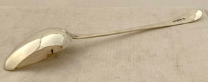 Georgian, George III, Silver Basting Spoon. London 1786 Godbehere & Wigan. 3.2 troy ounces.