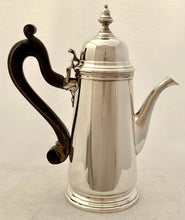 Mid 20th Century Georgian Style Italian Silver Coffee Set. Pampaloni Brothers of Florence.