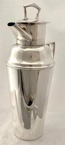 Art Deco Silver Plated Milk Churn Cocktail Shaker. Asprey of London, circa 1930.