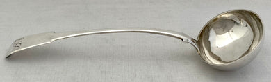 Victorian Maltese Silver Soup Ladle. Geraldo Pace 1856. 7 troy ounces.