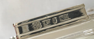 Early Victorian Silver Inkstand. Sheffield 1837/45  Henry Wilkinson & Co. 17 troy ounces.