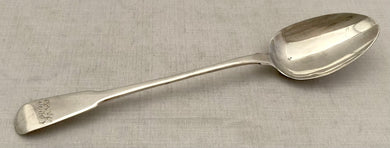 Georgian, George III, Silver Basting Spoon London 1818 Thomas Streetin. 2.9 troy ounces.