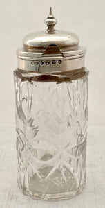 Victorian Silver & Cut Glass Mustard. Birmingham 1878, Henry Manton.