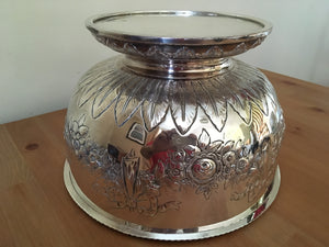 Late Georgian Old Sheffield Plate punch bowl circa 1820 -1840