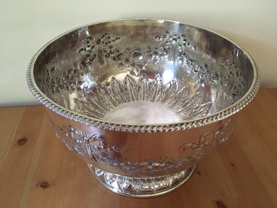 Late Georgian Old Sheffield Plate punch bowl circa 1820 -1840