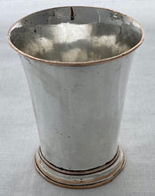 Early George III Old Sheffield Plate Beaker, circa 1760.