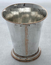 Early George III Old Sheffield Plate Beaker, circa 1760.