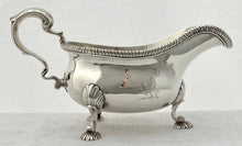 Georgian, George II, Silver Sauce Boat. London 1754 Daniel Piers. 9.6 troy ounces.