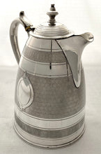 Edwardian Silver Plated Jug of Naturalistic Beehive & Honeycomb Form. Elkington & Co. Birmingham 1902.