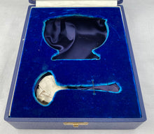 Elizabeth II Silver Bowl & Ladle for the Investiture of Charles, Prince of Wales. London 1969 Asprey & Co. Ltd. 19 troy ounces.