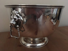 Silver punchbowl. London 1914 William Hutton. 44.85 troy ounces. World War One military interest, Hartlepool Bombardment.