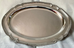 Georgian, George III, Silver Meat Tray. London 1804 William Stroud. 74.5 troy ounces.