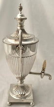 Victorian Silver Plated Adam Style Coffee Urn.