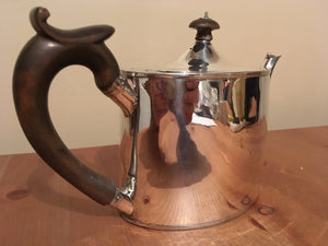 Georgian, George III, neoclassical style silver teapot. London 1790 Henry Chawner. 12.7 troy ounces.
