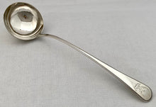 Georgian, George III, Silver Soup Ladle, Crested for Medlycott. London 1787 Richard Crossley. 5.4 troy ounces.