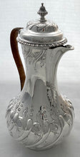 Georgian, George II, Silver Hot Water Jug. London 1759 Thomas Whipham & Charles Wright. 21.5 troy ounces.