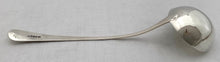 Georgian, George III, Silver Soup Ladle, Crested for Medlycott. London 1787 Richard Crossley. 5.4 troy ounces.
