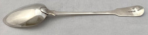 Georgian, George III, Silver Basting Spoon. London 1810 Robert Rutland. 3.7 troy ounces.