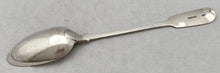Victorian Silver Basting Spoon. London 1838 William Eaton. 5 troy ounces.