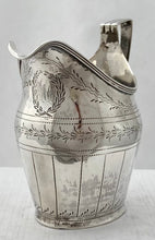 Georgian, George III, Silver Cream Jug. London 1802. 2.7 troy ounces.