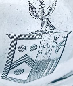 Georgian, George III, Old Sheffield Plate Dome. Armorial for Colonel William Blair, East India Company.