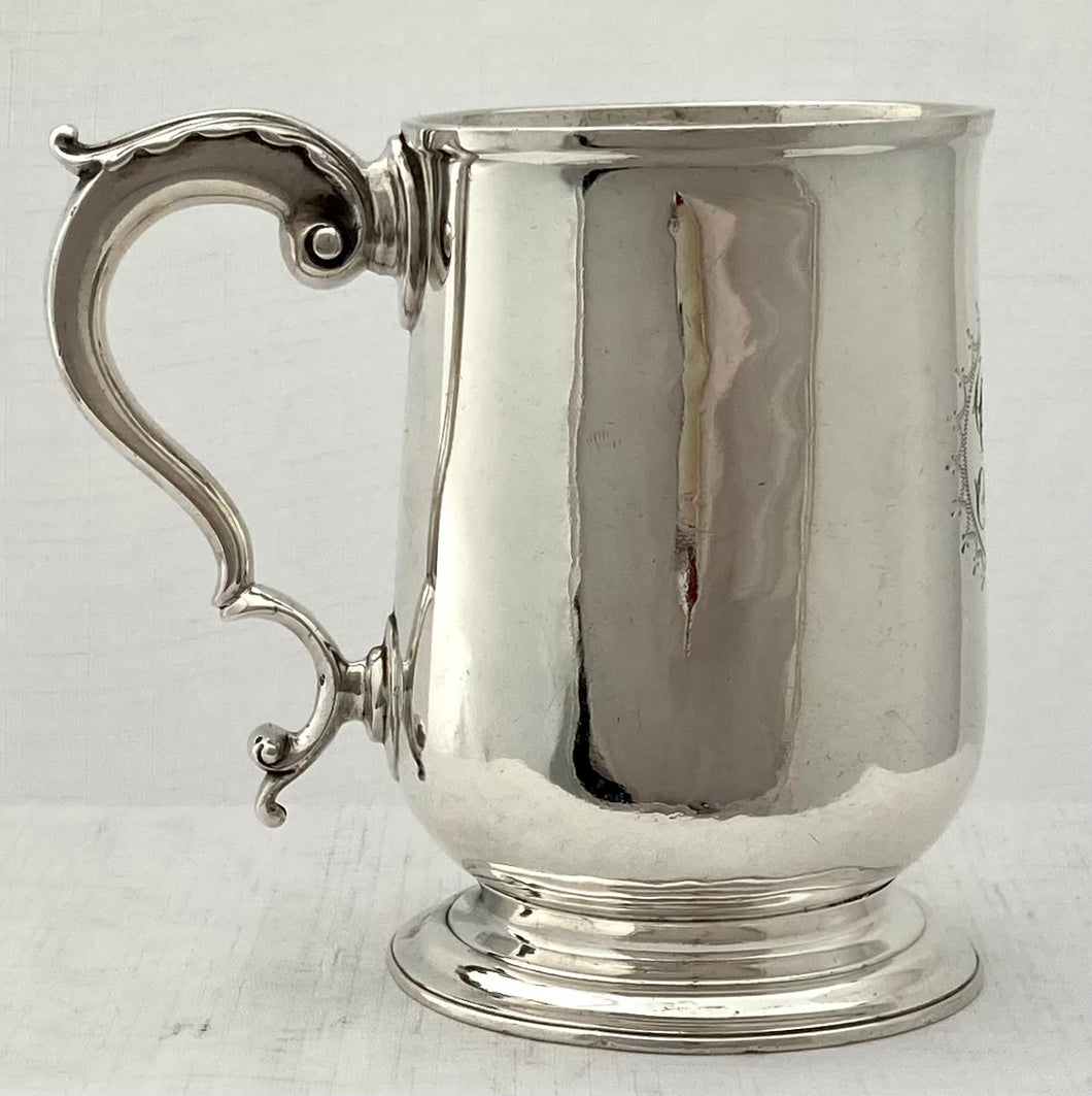 Georgian, George III, Silver Mug. London 1794 Walter Brind. 10 troy ounces.
