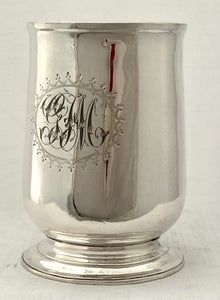 Georgian, George III, Silver Mug. London 1794 Walter Brind. 10 troy ounces.