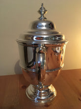 George V silver cup and cover in Queen Anne style. London 1922 C S Harris & Sons. 27 troy ounces.