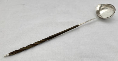 Georgian, George III, Silver Toddy Ladle, London 1793 Peter & Ann Bateman.