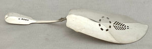 Georgian, George III, Silver Fish Slice. London 1809 Solomon Hougham. 3.6 troy ounces.