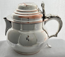 Victorian Silver Plated Ale Jug with 1770 Halfpenny Coin Inset.