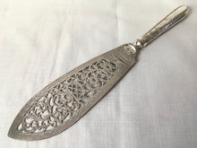 Georgian, George III period, Old Sheffield Plate ornate fish slice, circa 1770.