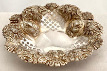 Victorian Pierced Silver dish. Birmingham 1899 Charles Horner. 1.7 ozt.