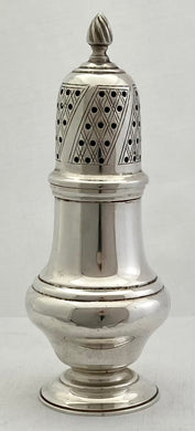 Elizabeth II Silver Sugar Caster. Birmingham 1973 Asprey & Co. Ltd. 4.3 troy ounces.