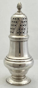 Elizabeth II Silver Sugar Caster. Birmingham 1973 Asprey & Co. Ltd. 4.3 troy ounces.