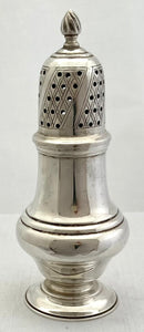 Elizabeth II Silver Sugar Caster. Birmingham 1973 Asprey & Co. Ltd. 4.3 troy ounces.