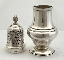 Elizabeth II Silver Sugar Caster. Birmingham 1973 Asprey & Co. Ltd. 4.3 troy ounces.