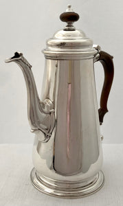 Georgian, George II, Silver Coffee Pot. London 1752 Thomas Whipham. 23 troy ounces.