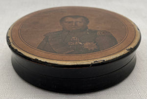 Early 19th Century Napoleon Bonaparte Portrait Snuff Box.