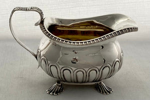 Georgian, George III, Matched Silver Tea Set. London 1816/20. 34.7 troy ounces.