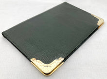 Edwardian Silver Gilt & Morocco Leather Document Wallet. London 1902 Norman Marshall.