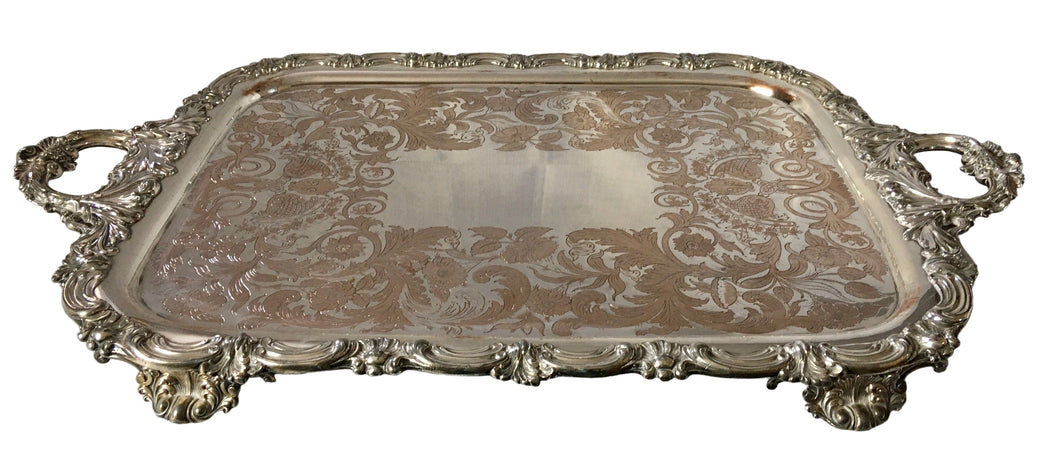 George IV Old Sheffield Plate Tray, circa 1820 - 1830.