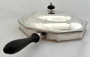 Georgian, George III, Old Sheffield Plate Octagonal Warming Dish, circa 1790 - 1810.