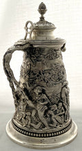 Victorian Silver Plated Electrotype Wine Jug. John Grinsell & Sons, Birmingham circa 1870 - 1890.