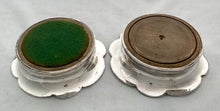 Pair of Late Georgian Old Sheffield Plate Wine Coasters, circa 1820 - 1835.