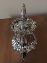 William IV silver scalloped and fluted coffee pot. London 1833 Edward Barton. 30 troy ounces.